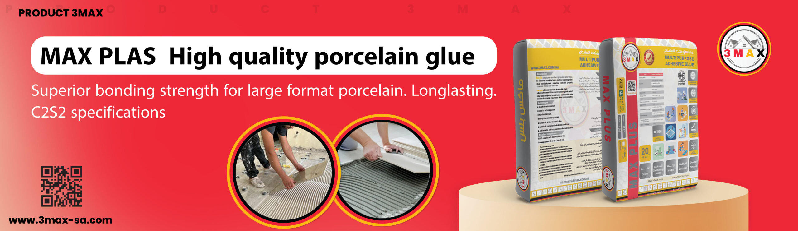 MAX PLAS High quality porcelain glue